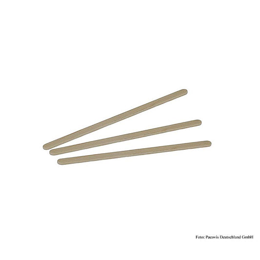 Naturesse-omrørere til engangsbrug, FSC-birk, uafskallet, 11,4 cm, 1.000 stk.