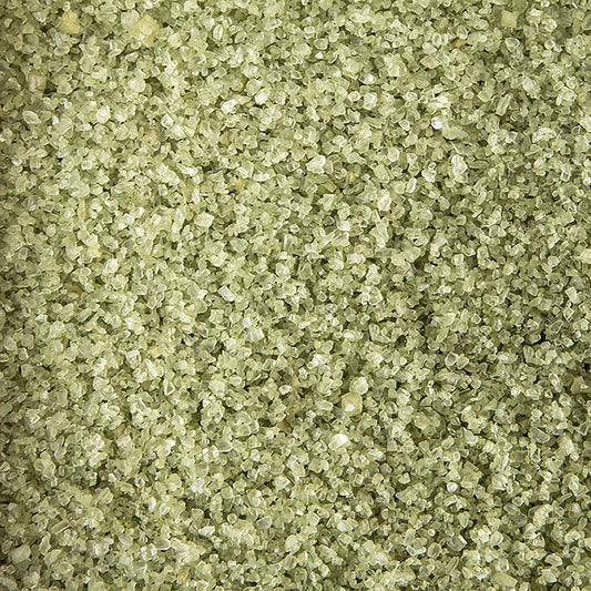 Palm Island Pacific Salt, grønt groft dekorationssalt med bambusekstrakt, Bamboo Jade, 1 kg
