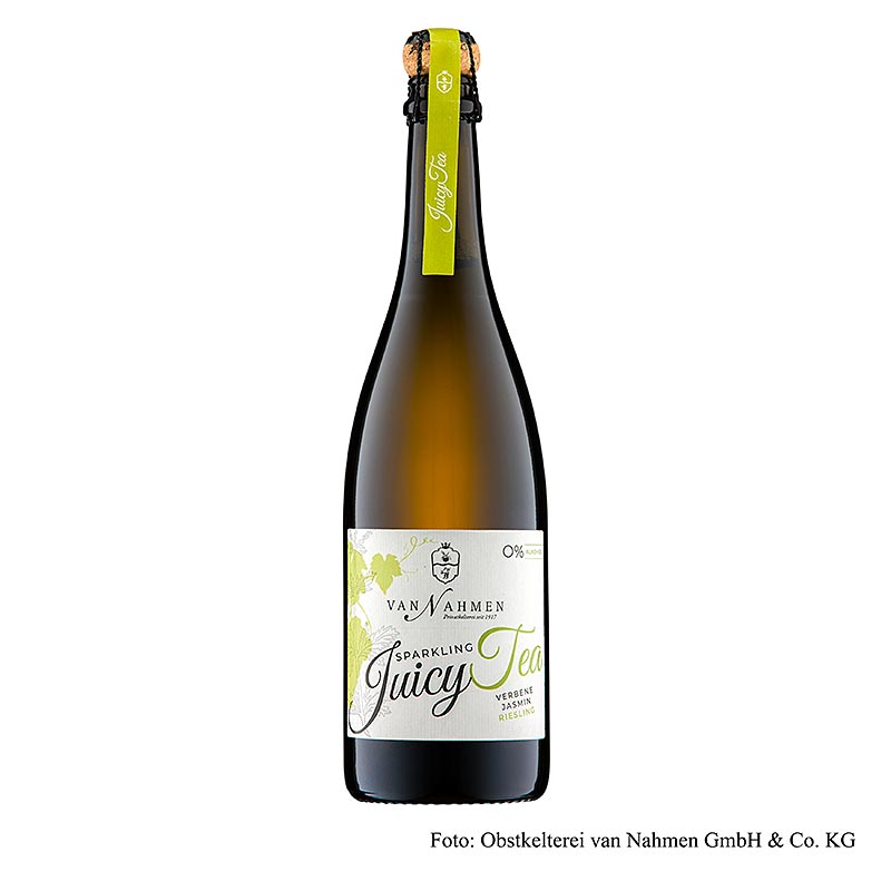 Sparkling Juicy Tea - Verbena - Jasmin - Riesling, van Nahmen, økologisk, 750 ml