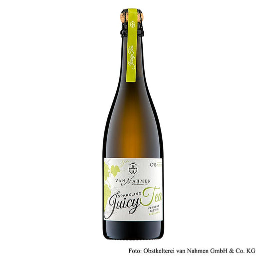 Sparkling Juicy Tea - Verbena - Jasmin - Riesling, van Nahmen, økologisk, 750 ml