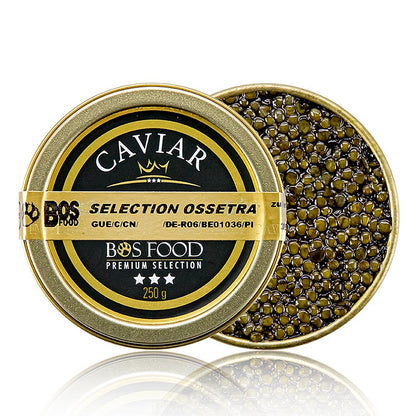 Selection Ossetra Kaviar (Acipenser gueldenstaedtii), 250 g