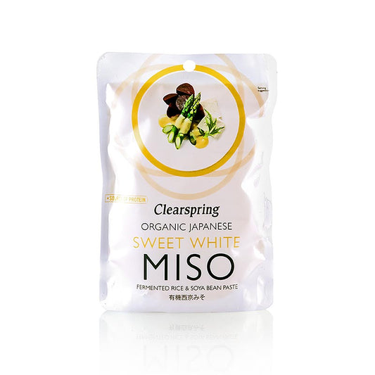 Økologisk japanske sød hvid miso hvid miso indsætte, Clear Spring, BIO, 250 g