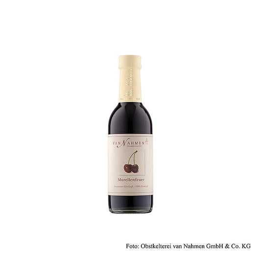 Morellenfeuer surkirsebærsaft (100 % direkte saft) van Nahmen, 250 ml
