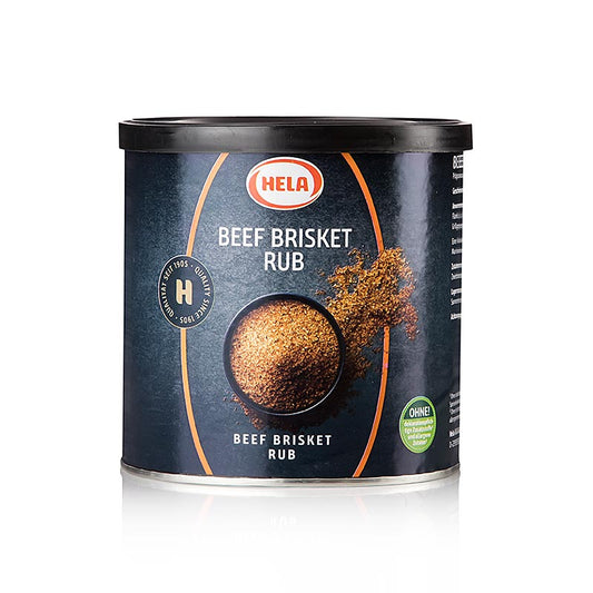 HELA Rub Beef Brisket BBQ, krydderiblanding, varm, 450 g