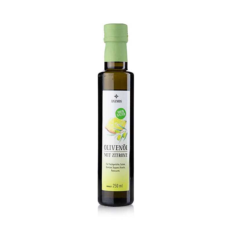 ANEMOS olivenolie med citron, 250 ml (tidligere Liokarpi), 250 ml