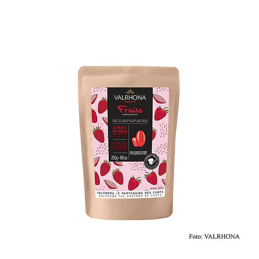 Valrhona Inspiration Strawberry - Jordbærspecialitet med kakaosmør, 250 g