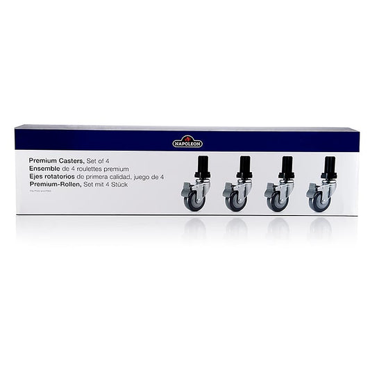 Napoleon hjul Heavy Duty hjul eftermonteringssæt til grill Prestige &amp; LEX485, 4 stk.