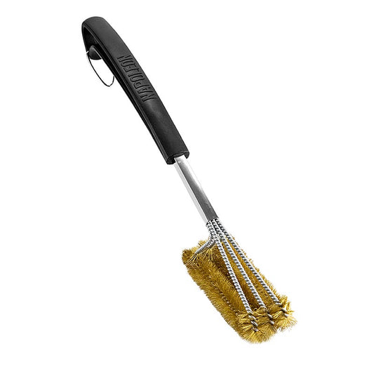 Napoleon grilltilbehør - Grillbørste, 3-rækket, med messingbørster, 1 stk.