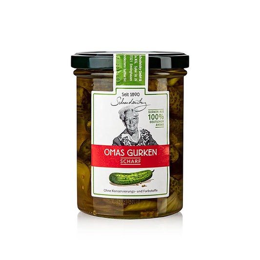 Granny's agurker, stærkt syltede, Schudeisky, 400 g