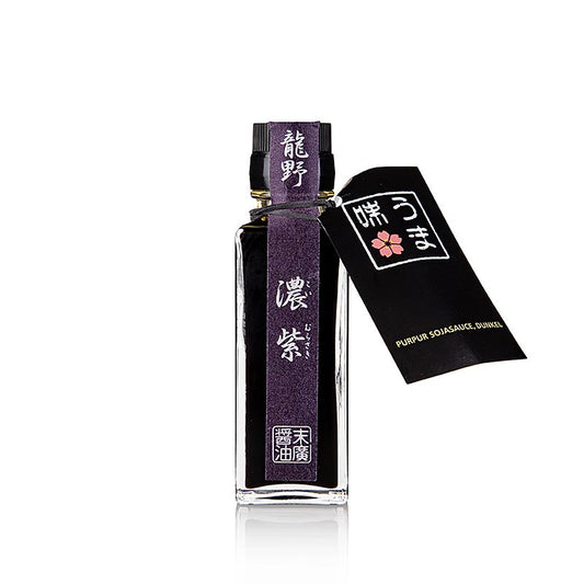 Sojasauce - Shoyu (Murasaki / Lilla), mørk (Sandanshikomi), Suehiro, 100 ml