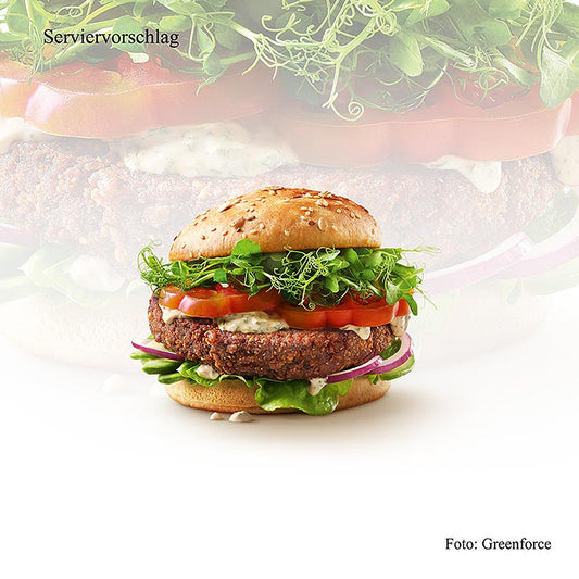 Greenforce færdigblanding til veganske burgerbøffer, lavet af ærteprotein, 2 kg