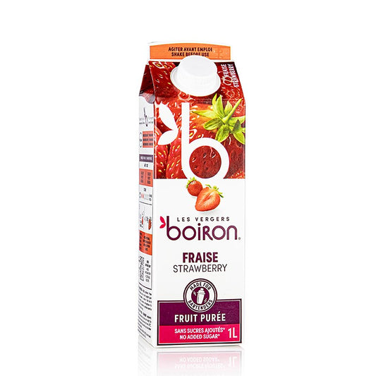 Boiron jordbærpuré, pasteuriseret, 1 l