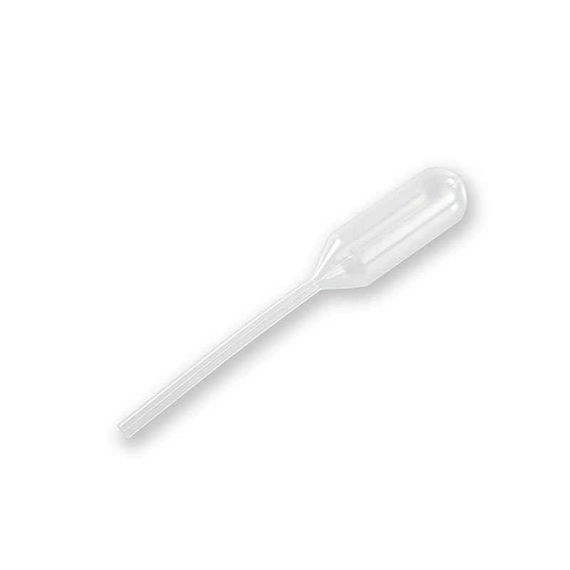 Pasteurpipette, plast, 6 cm, 1,2 ml, ikke gradueret, 100% Chef, 500 stk.