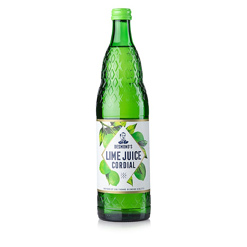 Desmond's Lime Juice, limesirup, 750 ml