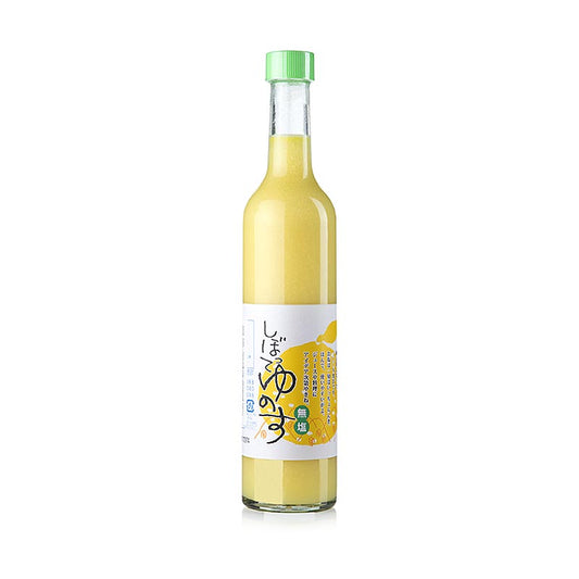 Yuzu-juice "Shibotte", frisk, 100 % citrusfrugtjuice, 500 ml