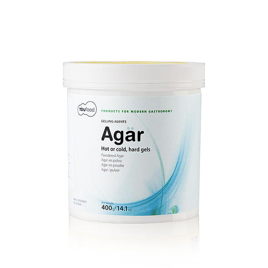 TÖUFOOD AGÄR, agar agar geleringsmiddel, 400 g
