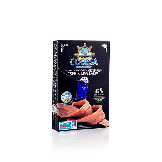 Anchovisfileter i olivenolie, "Anchoas Serie Limitada", store fileter, 115 g