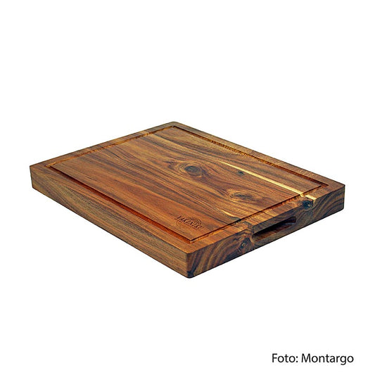 SHICHIRIN Yakiniku-skærebræt, akacietræ, 405x305x38mm, Yakiniku montargo, 1 stk.