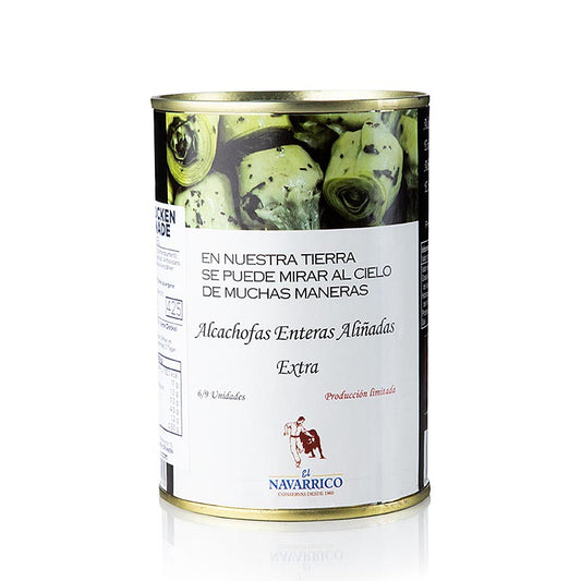 Artiskokker med stilk, i marinade, 6-9 stykker, Navarrico, 390 g