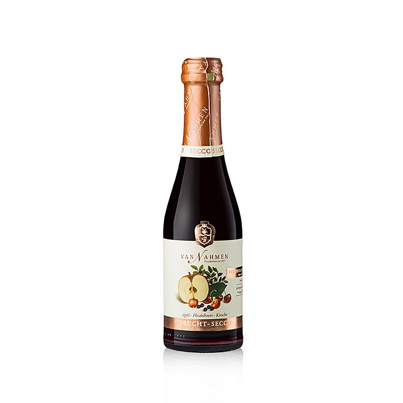 Van Nahmen Apple-Blueberry-Cherry Fruit Secco, alkoholfri, 200 ml