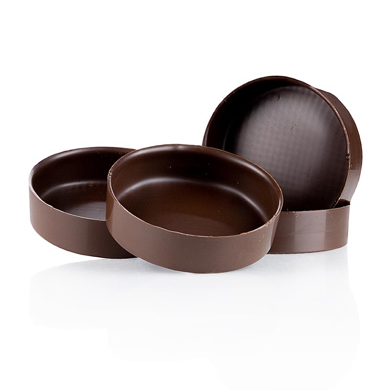 Chokolade Tartelettes Cup, ø 7cm, Dobla (11215), 858 g, 66 stk.