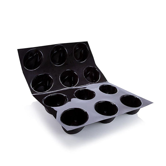 Flexipan-måtte 40x30cm, 12 øser ud (Echancrees), 85x61mm, 30mm dyb, No.2554, 1 stk.