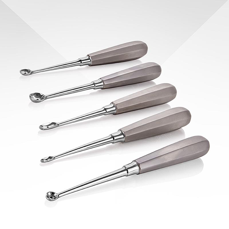 Mini kugle- og oval udstikkersæt, 5-15 mm, 100% Chef (P/64597), 5 stk.