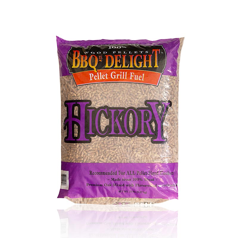 Grill BBQ hickory-træpiller til røgning, 9,07 kg