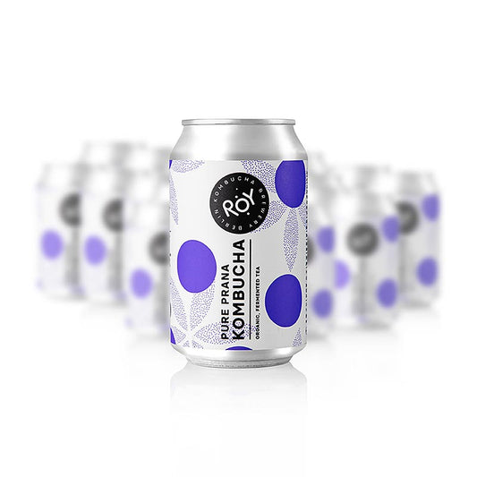ROY Pure Prana Kombucha Berlin, BIO, 24 x 330 ml
