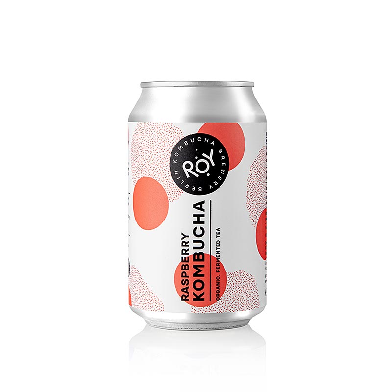 ROY Raspberry Kombucha Berlin, BIO, 330ml - specialpris, gyldig indtil 30.08.2024