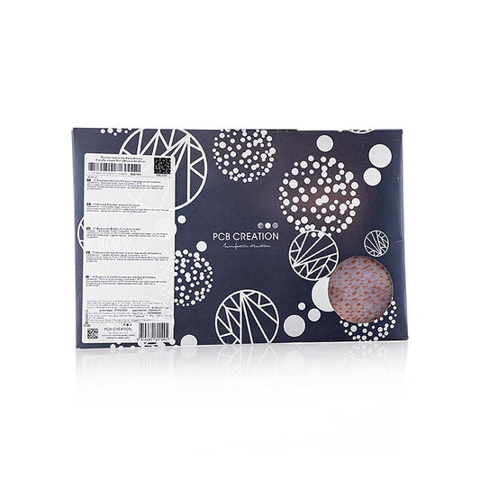 Afdækningsfolie "Paris Bronze" (guldgule pletter) til chokolade, 40x25 cm, 1 stk.