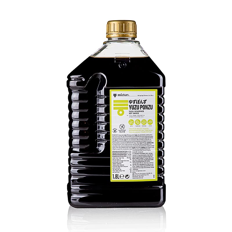 Ponzu, sojasauce med yuzu-frugtjuice, Mizkan, 1,8 liter