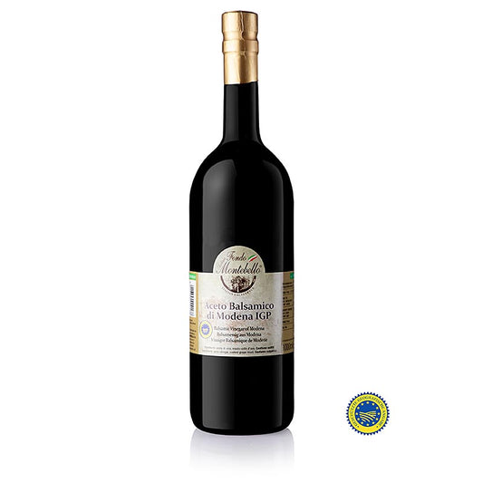 Aceto Balsamico di Modena BGB, ASR5(J8), mindre sød, Fondo Montebello, 1 liter