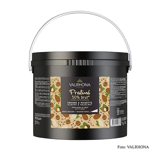 Valrhona Praline Masse Fruite Brut 25% Haselnuss, 25% Mandel, 5 kg