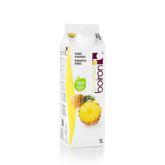 Boiron ananaspuré, pasteuriseret, 100% frugt, 1 l