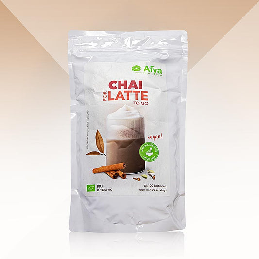 AIYA Professionals - Chai for Latte, krydderi-teblanding, økologisk, 1 kg