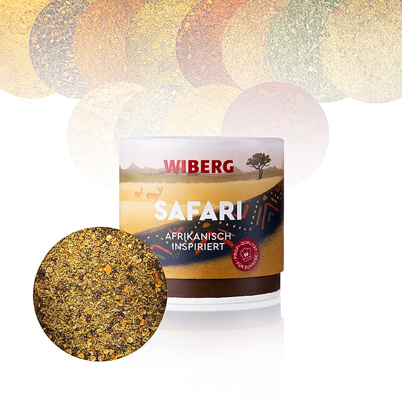 Wiberg Safari, afrikansk-inspireret krydderiblanding, 105 g