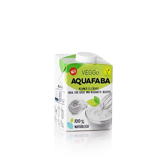 Aquafaba, vegansk proteinerstatning lavet af kikærter, 500 ml