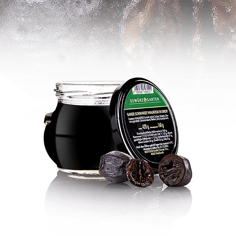 Gewürzgarten Sorte valnødder (hele) i sirup, 420g, (Atg. 160g), 420 g