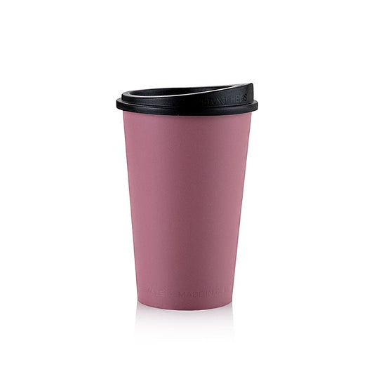 GreenDish genanvendelig kaffekop "ToGo", 300 ml, rød med låg, 80 stk.