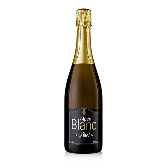 Alpen Blanc Mousserende vin fremstillet af afalkoholiseret vin (mousserende vin), alkoholfri, 750 ml