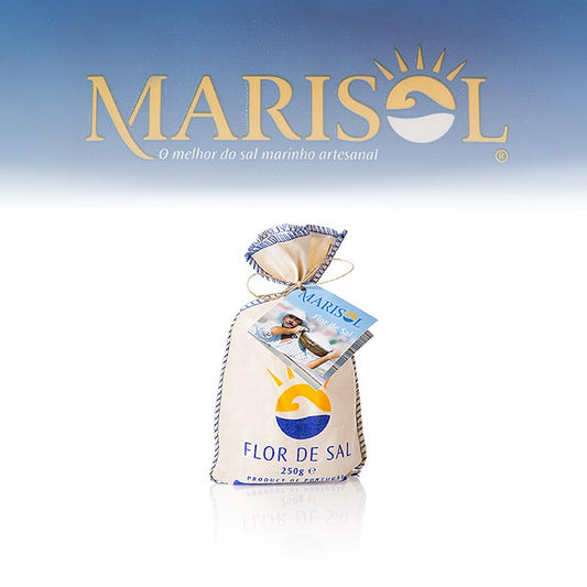 Marisol® Flor de Sal - Saltets blomst, i stofpose, CERTIPLANET, ØKOLOGISK, 250 g