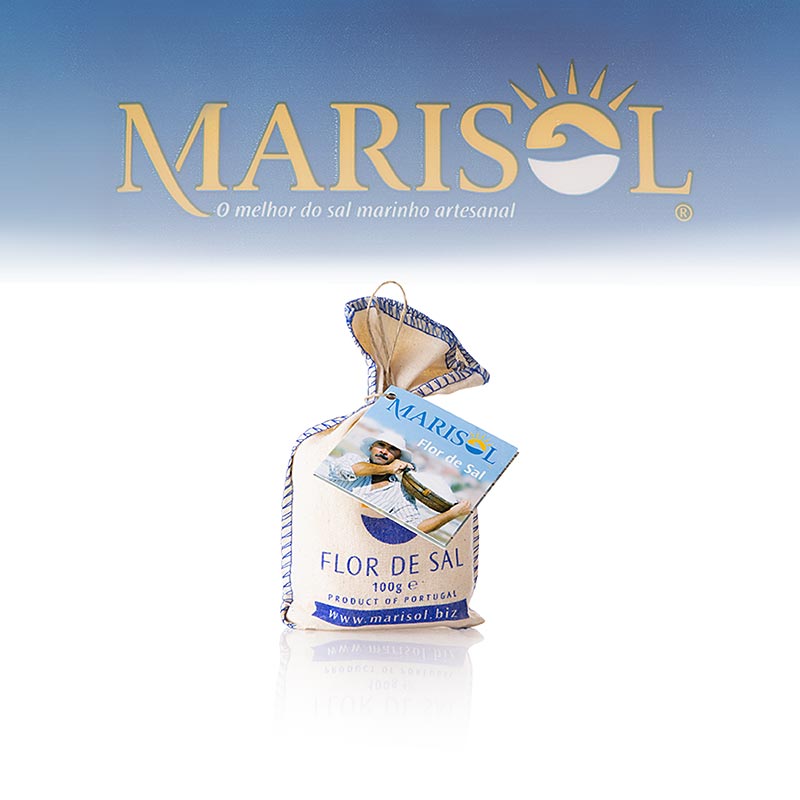 Marisol® Flor de Sal - Saltets blomst, i stofpose, CERTIPLANET, BIO, 100 g