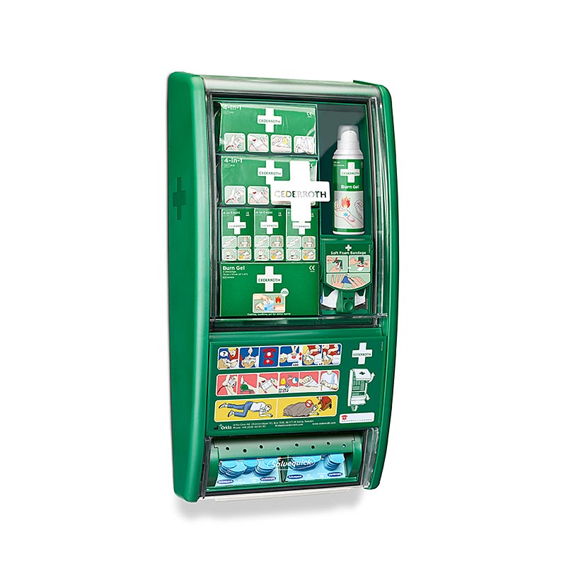 First Aid &amp; Burn Station, førstehjælpskasse (51011003), Cederroth, 1 stk.