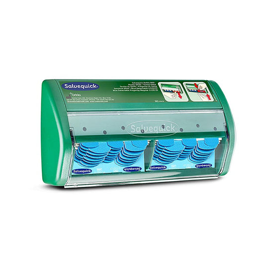 Salvequick Plaster Dispenser Blue Detect, gipsstation (51030130), Cederroth, 1 stk.