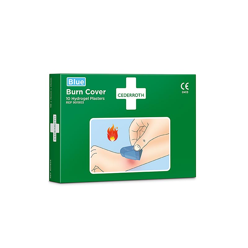 Burn Cover, hydrogelplaster, 74x45mm, 10 stk (901903), Cederroth, 1 stk