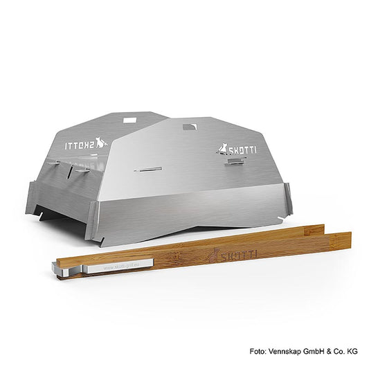 SKOTTI CAP (låg/vindskærm) + grilltang, inkl. presenningspose, 1 stk.