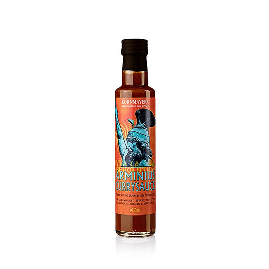 Arminius karrysauce, stærk, Kornmayer, 250 ml