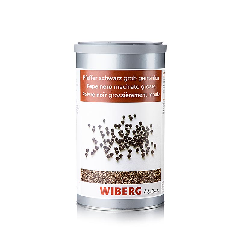 Wiberg sort peber, groft kværnet, 580 g