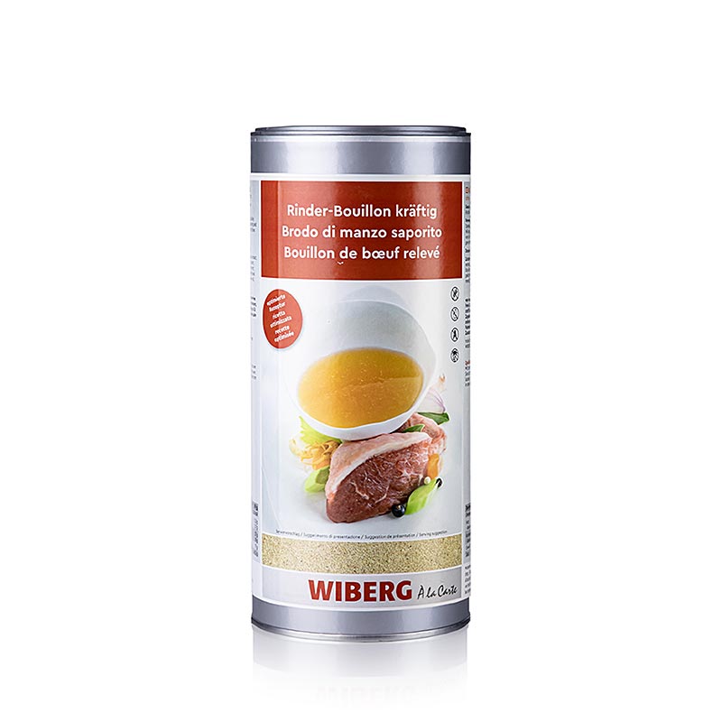 Wiberg oksebouillon, stærk, 1100 g, til 50 liter, 1,1 kg